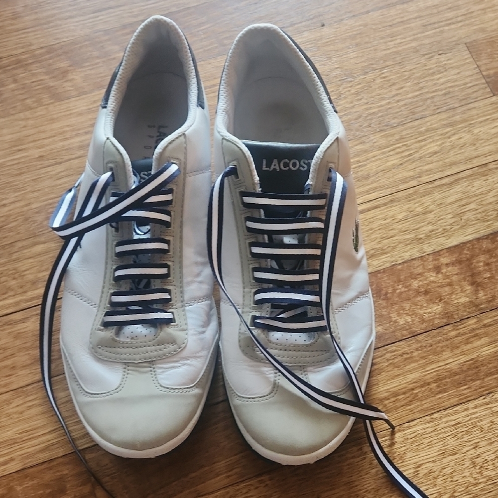 Lacoste White Sneakers Clean Minimalist Style
